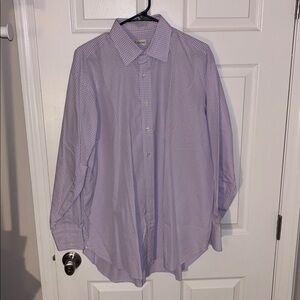 Ascot Chang Men’s Purple Dress Shirt Sz 16.5